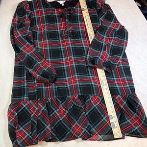 Draper James Red and Black Plaid Dress